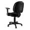 National Public Seating Black 22 1/2 in W 22 1/2 in L 18"-22" H, Arm Rests, Fabric Seat, Comfort Series CTC-A - alternate 2